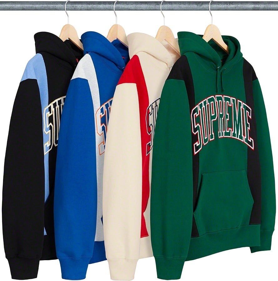 Paneled Arc Hooded Sweatshirt